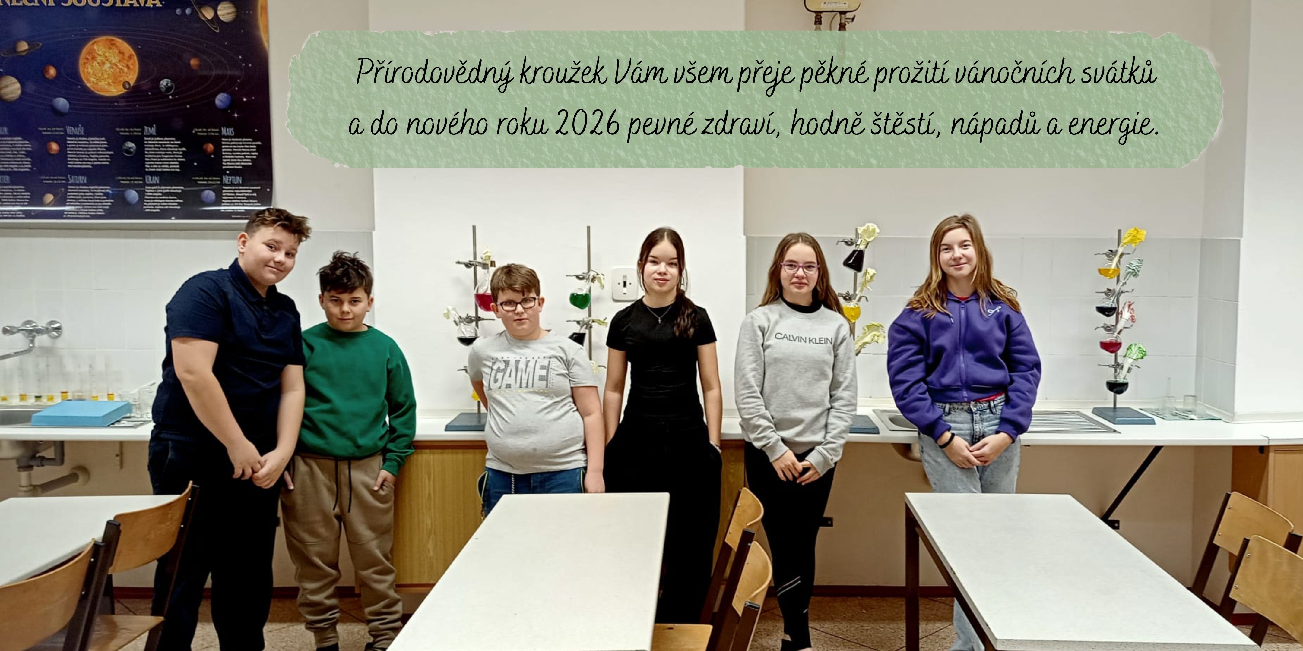 Přírodovědný kroužek přeje...